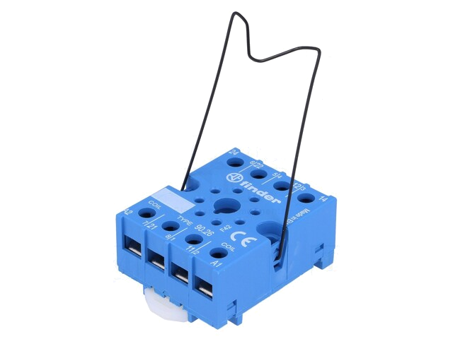 Socket; PIN: 8; 10A; 250VAC; 88.12; op DIN-rail; schroefklemmen Socket; PIN: 8; 10A; 250VAC; 88.12; op DIN-rail; schroefklemmen